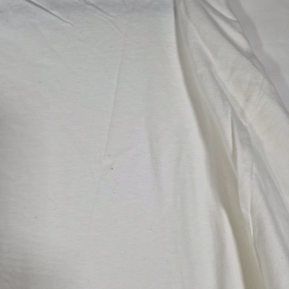 Vintage Y2K Hanes Beefy-T Heavyweight Blank Long Sleeve T Shirt White XL USA... - Picture 5 of 10